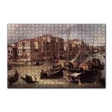Cakapuzzle Venedik Kanal Gondollar ve Binalar 120 Parça Ahşap Puzzle
