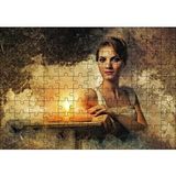 Cakapuzzle Yaşam Koçu Kadın 120 Parça Ahşap Puzzle