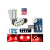 Çakar Ledli Stop Ampulü Fren Lambası 18 Led Kırmızı Çift Duy (01) (Sts Oto Aksesuar)