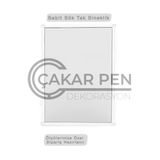 ÇAKAR PEN DEKORASYON SABİT/MENTEŞELİ PENCERE SİNEKLİĞİ