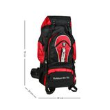 CAKARD Dağcı Sırt Çantası Outdoor 85+10LT Kırmızı, Tek Ebat, 85+10, KIRMIZI, üniseks-yetişkin