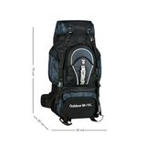 CAKARD Dağcı Sırt Çantası Outdoor 95+10LT Lacivert, Büyük Boy, 9510, LACİVERT, üniseks-yetişkin