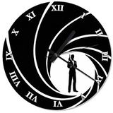 Cakasaat 0007 James Bond Analog Duvar Saati