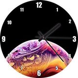 Cakasaat Apple Logosu Ve Muhteşem Küre Duvar Saati