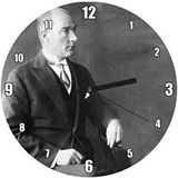 Cakasaat Atatürk Smokinli Modern Duvar Saati