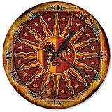 Cakasaat Aztec Güneşi Şekilli Duvar Saati