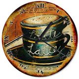 Cakasaat Double Latte Dekoratif Duvar Saati
