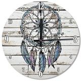 Cakasaat Dream Catcher Ahşap Duvar Saati