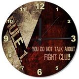 Cakasaat Fight Club Kural 1 Baskılı Duvar Saati