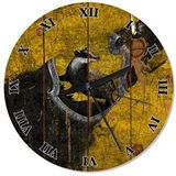 Cakasaat Hufflepuff Harry Potter Şekilli Duvar Saati