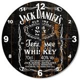 Cakasaat Jack Daniel's Ahşap Duvar Saati