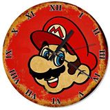 Cakasaat Retro Süper Mario Şekilli Duvar Saati