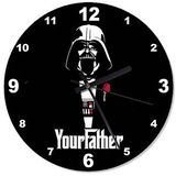 Cakasaat Starwars Your Father Tasarım Duvar Saati