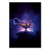 Cakatablo Ahşap Tablo Aladdin'in Sihirli Lambası