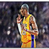Cakatablo Ahşap Tablo Basketbol Kobe Bryant Invincible