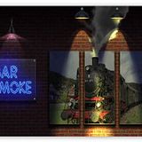 Cakatablo Ahşap Tablo Duman Bar Neon Tabela