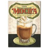 Cakatablo Ahşap Tablo Eski Mocha Afiş Görseli