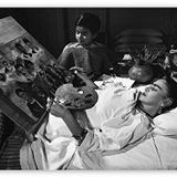 Cakatablo Ahşap Tablo Frida Kahlo Yatakta Resim