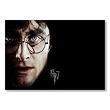 Cakatablo Ahşap Tablo Harry Potter Yüz Gözlük Siyah Zemin Görseli Mdf Ahşap Tablo