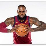 Cakatablo Ahşap Tablo NBA Lebron James Cleveland Cavaliers Bordo Forma