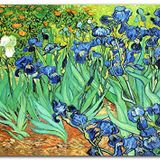 Cakatablo Ahşap Tablo Vincent Van Gogh İrislerim Resim