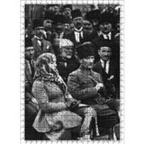 Cakatablo Atatürk 17 Mart 1923'te Latife Hanım 500 Parça Puzzle Yapboz MDF Ahşap