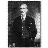 Cakatablo Atatürk Takım Yelek Bıyıklı Ayakta 255 Parça Puzzle Yapboz MDF Ahşap