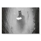 Cakatablo Batman Bloklar Arasında Monochrome Artwork Mdf Ahşap Tablo