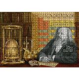 Cakatablo Dimitri Mendeleyev Element Sistem Periyodik Tablo 1000 Parça Puzzle Yapboz MDF Ahşap