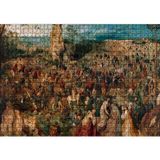 Cakatablo Dini Tablo Pieter Bruegel 1000 Parça Puzzle Yapboz MDF Ahşap
