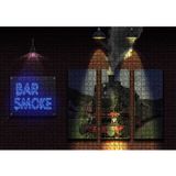 Cakatablo Duman Bar Neon Tabela 1000 Parça Puzzle Yapboz MDF Ahşap