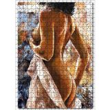 Cakatablo Emeric I. Toth Tarafından Çıplak 07 Görseli 500 Parça Puzzle Yapboz MDF Ahşap