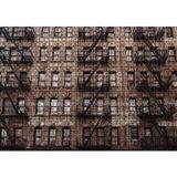 Cakatablo Eski Apartman ve Balkon Merdivenleri 1000 Parça Puzzle Yapboz MDF Ahşap