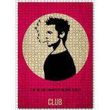 Cakatablo Eski Fight Club Figürü Afiş Görseli 1000 Parça Puzzle Yapboz MDF Ahşap