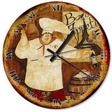Cakatablo Fıransız Aşçı Analog Duvar Saati