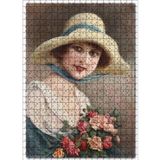 Cakatablo François Martin Kavel Fransa 1861 1931 Catherine La Rose Görsel 500 Parça Puzzle Yapboz