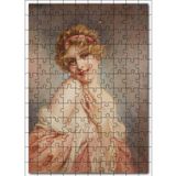 Cakatablo François Martin Kavel Fransa 1861-1931 Catherine La Rose Resim 120 Parça MDF Ahşap Puzzle Yapboz