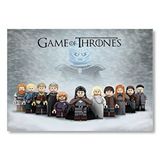 Cakatablo Game Of Thrones House Stark Özel Minifigürler Görseli Mdf Ahşap Tablo
