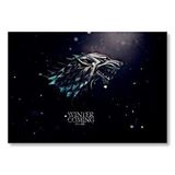 Cakatablo Game Of Thrones Kış Geliyor Stark Logo Mdf Ahşap Tablo