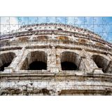 Cakatablo İtalya Roma Kolezyum Amfi Tiyatro 120 Parça Puzzle Yapboz MDF Ahşap