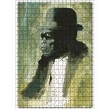 Cakatablo John Lee Hooper Suluboya Portre 500 Parça Puzzle Yapboz MDF Ahşap