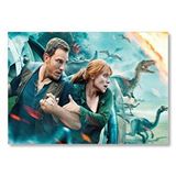 Cakatablo Jurassic World Kayıp Krallık Mdf Ahşap Tablo
