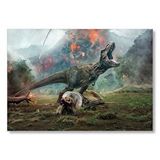 Cakatablo Jurassic World Kayıp Krallık T-rex Ve Yanardağ Mdf Ahşap Tablo