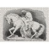 Cakatablo Lady Godiva Taş Heykel 1000 Parça Puzzle Yapboz MDF Ahşap