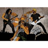 Cakatablo Metallica Guitar Hero Kuru Kafalar 1000 Parça Puzzle Yapboz MDF Ahşap