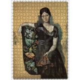 Cakatablo Olga in an Armchair, 1917 by Picasso 500 Parça Puzzle Yapboz MDF Ahşap
