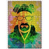 Cakatablo Retro Breaking Bad Baskılı Görsel 500 Parça Puzzle Yapboz MDF Ahşap