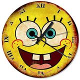 Cakatablo Retro Sünger Bob Analog Duvar Saati