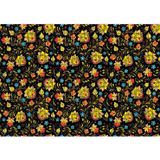 Cakatablo Rus Stili Çiçek Desenleri 1000 Parça Puzzle Yapboz MDF Ahşap
