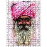 Cakatablo Suluboya Mutlu Hintli 500 Parça Puzzle Yapboz MDF Ahşap
